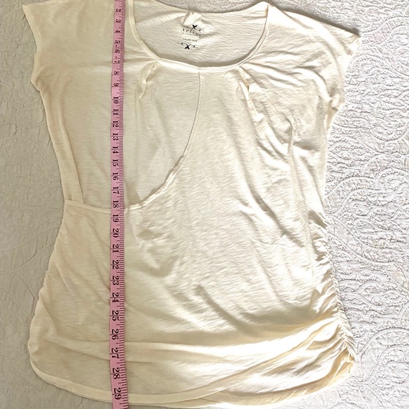 Velvet by Graham & Spencer Cream Wrap Top - Picture 10 of 12